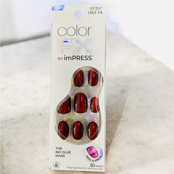 imPRESS Other - imPRESS Color FX Deep Red Press-On Nails